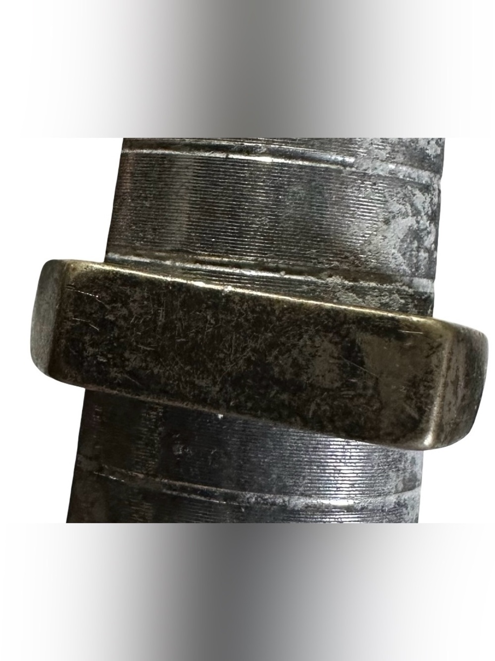 Vtg 925 Sterling Silver Mexico Rectangle Signet Band Ring Sz 7 Taxco 4g Unisex